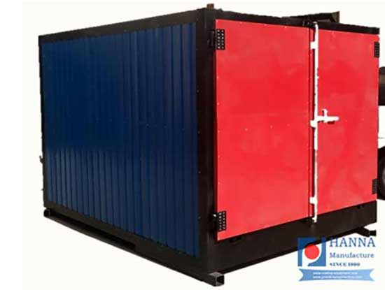 gas powder coating oven