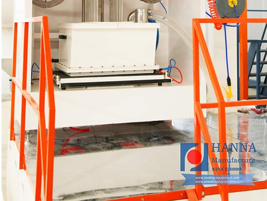 small powder coating booth