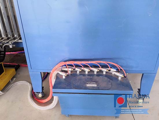 powder coating spray booth