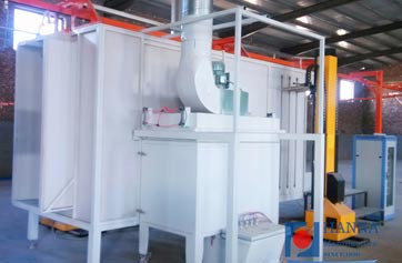 powder spray booth